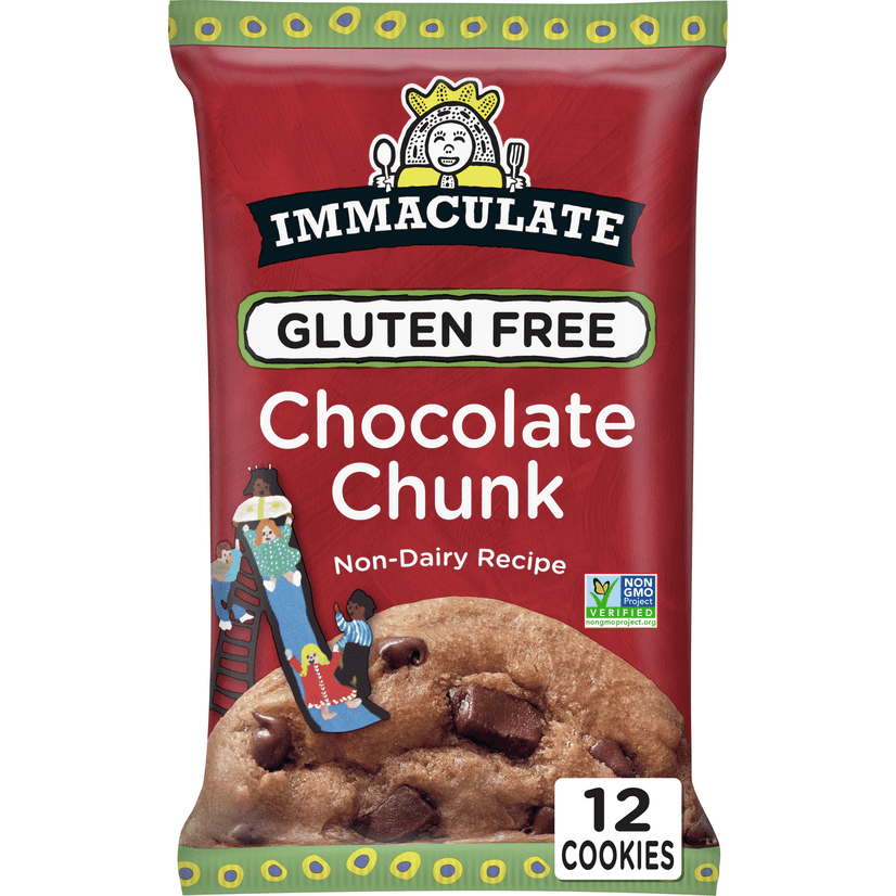Immaculate Baking, Chocolate Chunk Cookie Dough, Gluten Free, 12
