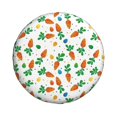thumbnail image 4 of Spare Tire Cover, Cute Carrot Wheel Cover Tire Covers For Trailers Car Truck Camper Universal Tire Covering Fits Diameter14"-17", 4 of 4