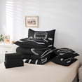 thumbnail image 6 of Homewish Ice Hockey Twin Bedding Sets 7-Piece for Boys, Gray Black Bedding Comforter Set, Sport Helmet Sheet Sets, Microfiber Bedroom Decor, 6 of 8