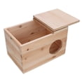thumbnail image 3 of Wood Nesting House,Natural Safety Wood Pets Pet Breeding Box Wood Nesting Cage Top-Notch Performance, 3 of 9