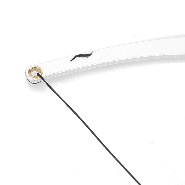 Tondeuse à Sourcils avec Cordes, Règle de Ligne de Sourcils Outil de Microblading pour Cartographier les Lignes Précises pour Couleur des Sourcils Argent
