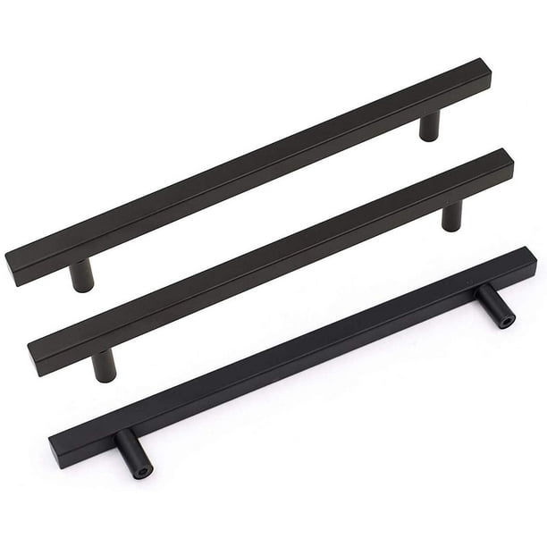 Goldenwarm 10 Pack Matte Black Pulls Bathroom Handles