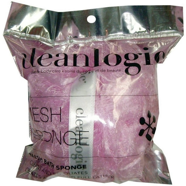 2 Pack Clean Logic Mesh Bath Sponge, Colors May Vary 1 ea Walmart