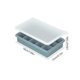 thumbnail image 3 of Large Silicone Ice Tray with Lid | 15-Cube Freezer Ice Molds, Reusable Ice Maker for Whiskey and Drinks, 3 of 6