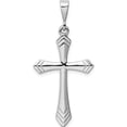 thumbnail image 1 of 14K White Gold Passion Cross Pendant (44 X 21) Made In United States ch126, 1 of 6