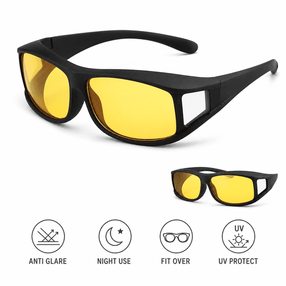 Night Driving Glasses Anti Glare Night Vision HD Polarized Glasses for Men Women
