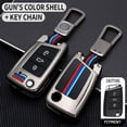 thumbnail image 1 of Car Key Fob Cover Case Protector Zinc Alloy Remote Car Key Fob Shell Case Cover Holder For VW Jetta Golf 7 Polo, 1 of 9