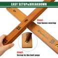 thumbnail image 3 of Set de césped Ring Toss Game SunNordic de madera para exteriores, 3 of 8