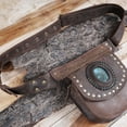 thumbnail image 6 of Leather Waist Belt with Multiple Zippered Pockets, Adjustable Fit, 6 of 16
