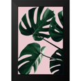 thumbnail image 2 of 1x Studio III 13x18 Black Modern Framed Museum Art Print Titled - Monstera Pink No 08, 2 of 5