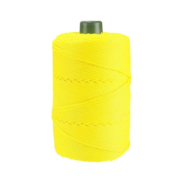tredstone Durable Ice Rope For Handmade Cushions Exquisite Craft And No Shedding Crochet Yarn Thread 23 Bright Yellow 1Set