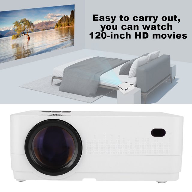 Proyector Portátil, Proyector HD, Para Cine En Casa, Fiesta, Reunión De Negocios Para Enseñanza Pública