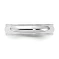 thumbnail image 4 of 14k White Gold 5mm Milgrain Half Round Comfort Fit Wedding Band Size 13 WMC050, 4 of 4
