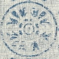 thumbnail image 2 of LR Home Victoria 8' x 10' Navy/Gray Medallion Indoor/Outdoor Area Rug, 2 of 6