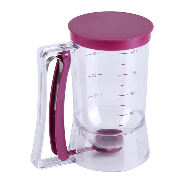 Manual Batter Dispenser, Transparent Chamber, Easy Dispensing, Plastic, Essential Kitchen Baking Tool