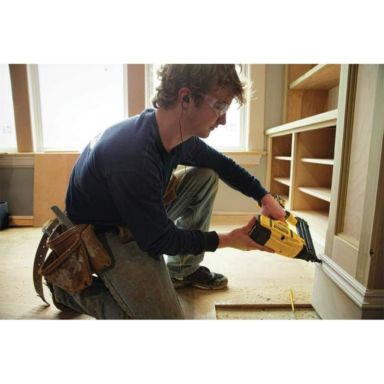 DEWALT 20V MAX Electric Finish Nail Gun Cordless 18GA Brad Nailer Kit DCN680D1 Walmart