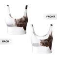thumbnail image 4 of Yiaed Yak Print Ladies Waistcoat Women Sports Vest Vest Sports Women Sports Top Yoga Vest for women-Large, 4 of 8