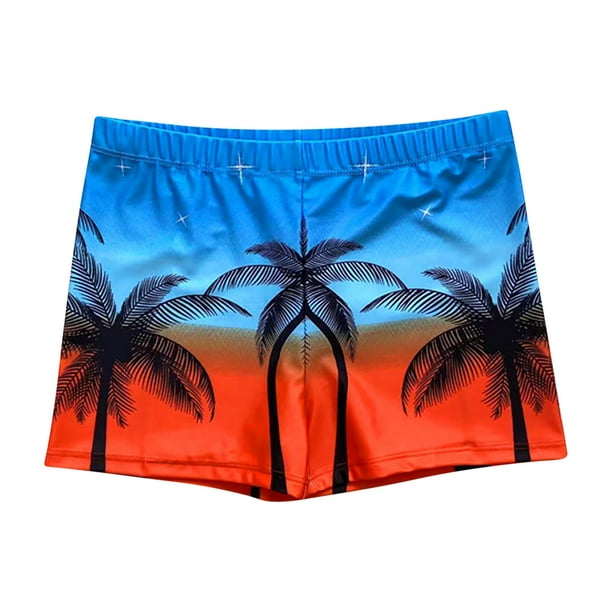 Men's Slim Swim Shorts With Zipper Pockets Quick Dry Swimsuit Sports Swim  Trunks