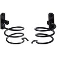 thumbnail image 4 of 2 Piece Hair Dryer Holder Black Spiral Hair Dryer Holder Hair Dryer Wall Mounted, 4 of 5