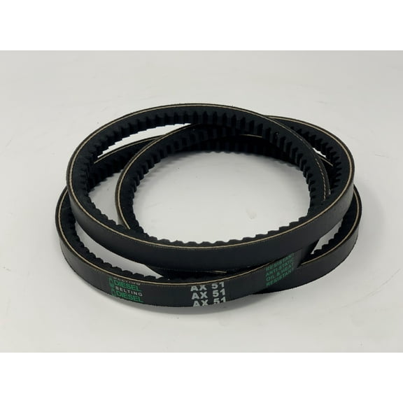 AX51 Classic Cogged V-Belt 1/2 x 53in Outside Circumference