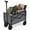 Grey/25.00 x 16.34 x 34.65 inch, variant on Alvantor Folding Wagon Cart, 220LBS Heavy Duty Collapsible Utility Cart with All-Terrain Wheels & Brake, Portable Outdoor Wagon for Camping Garden Beach Shopping Grocery