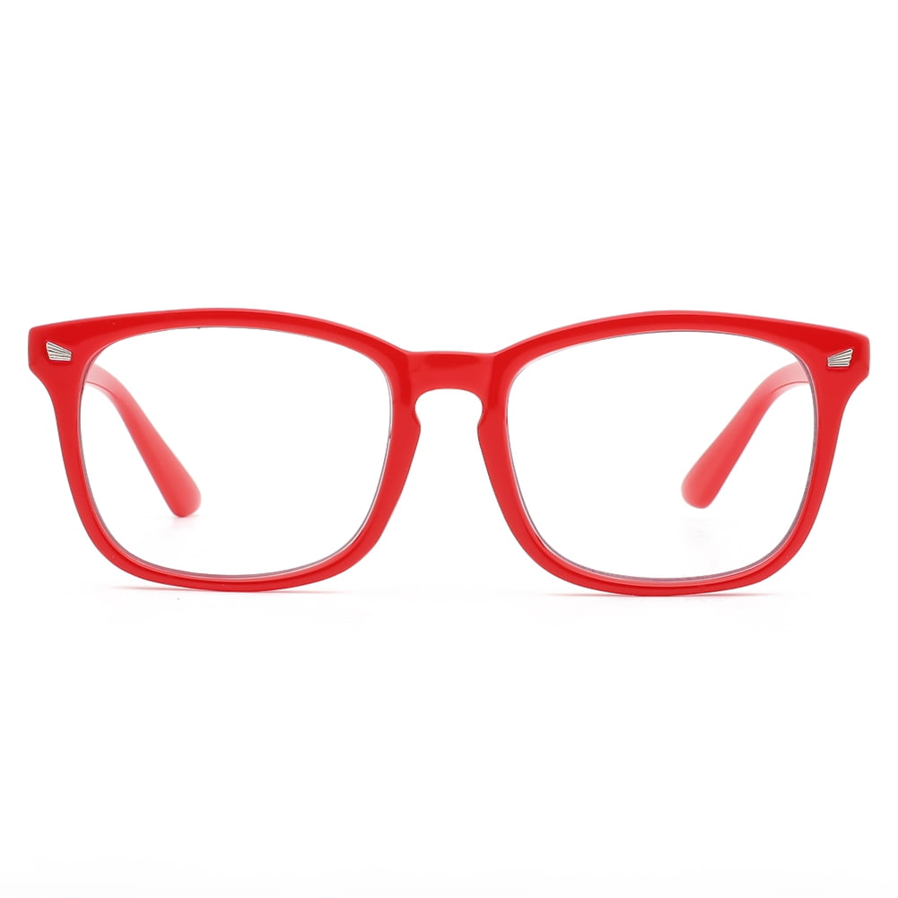 red frame blue light glasses