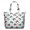 Monster Cartoon Truck White Pattern, variant on Monster Cartoon Truck Black Pattern Weekend Tote Bag, Outdoor Travel Carryall with Inner Zip Pocket, Heavy Load Bearing Gift Ideas for Work School Travel,22 X 12 X 18 Inches