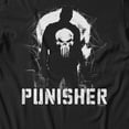 thumbnail image 3 of Marvel Spider-Man Brand New Day Men's The Punisher Web Silhouette T-Shirt (Black, S-XXXL), 3 of 4