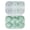 Green, variant on Silicone Ice Cube Mold Set with Rose, Sphere, and Rhombus Shapes for Whiskey, Cocktails, and Coffee
