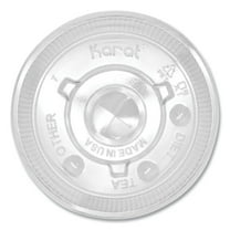 Karat C-KCL90 12 oz. to 22 oz. Cold Cups Flat PET Plastic Lids - Clear (1000/Carton)