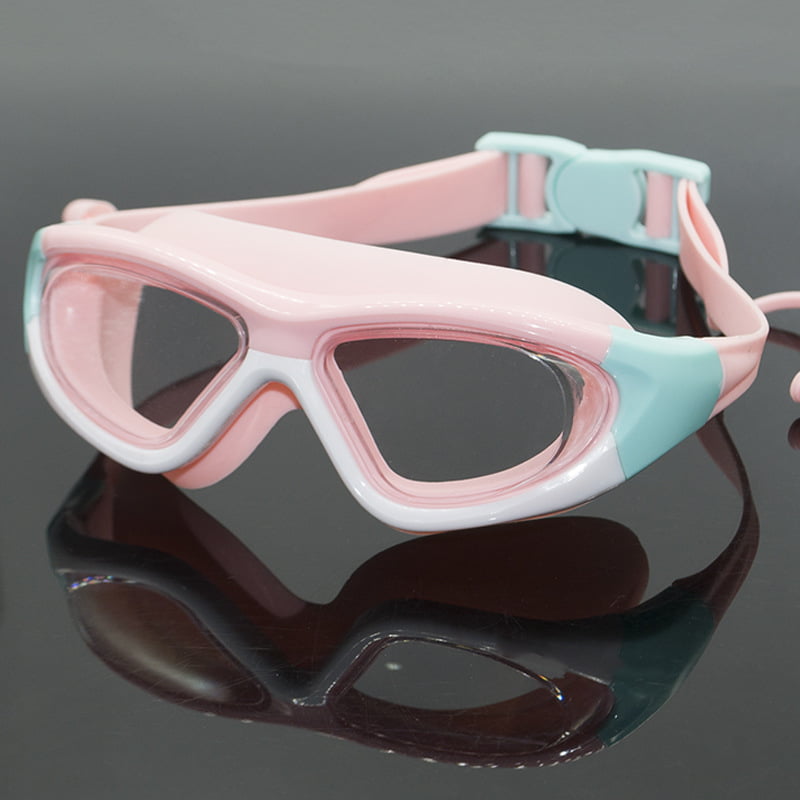 Swimming Goggles Anti-Fog Swim Glasses UV Protection Earplug For Kids Children 