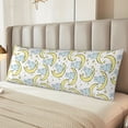 thumbnail image 4 of KLL Ultra Soft Microfiber Body Pillow Cover/Pillowcases 20"x54" with Hidden Zipper Closure-Moon And Rabbit, 4 of 5