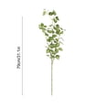thumbnail image 3 of Autumn Artificial Leaf Branches Bendable Iron‑wire Stems Realistic Foliage Reusable Thanksgiving Indoor Outdoor Floral Decor Supplies Green, 3 of 6