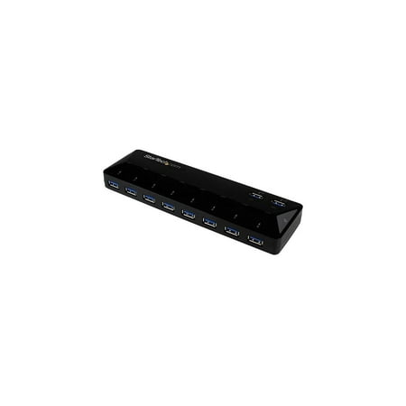 StarTech.com 10 Port USB 3.0 Hub with Charge & Sync Ports - 8 x USB-A  2 x USB-A Fast Charge Ports - Multi Port Powered USB Hub price history on PriceWatchPro