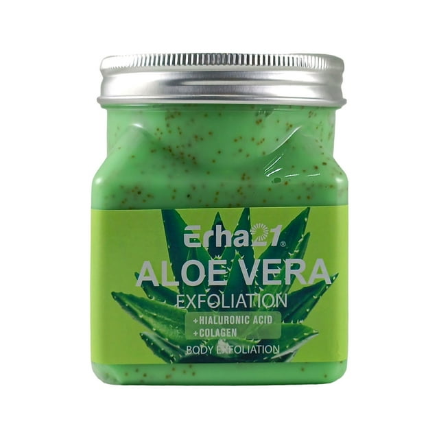 Exfoliante Facial Y Corporal ERHA 21 Áloe Vera Hidrata Y Aclara Manchas 1 pza