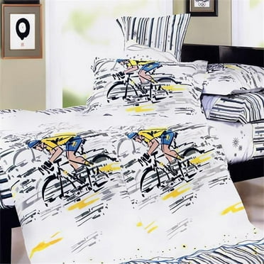 MH01021-KING Sporting Style 4 Piece King Duvet Cover Set