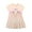 D# Swan Floral, variant on Toddler Girls Cotton Summer Short Sleeve Shirt Dress Cartoon Kitty Casual Jersey Stripe Dresses