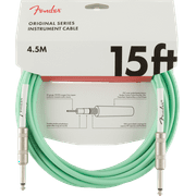 Genuine Fender 15 Foot Original Series Instrument Cable - Surf Green #0990515058