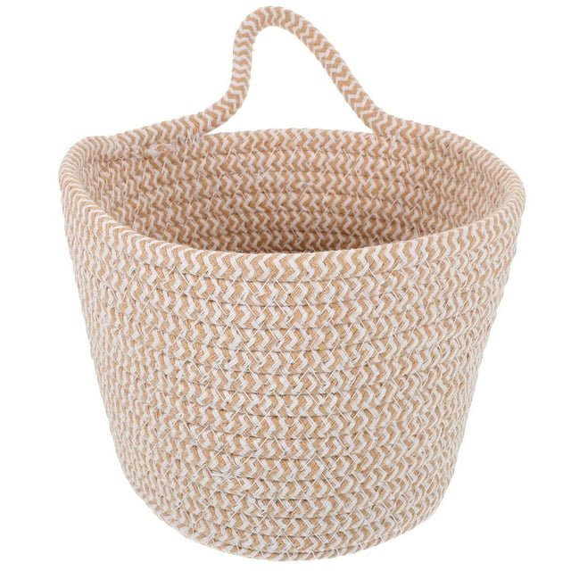 Cesta colgante para flores, soporte para plantas, organizador de escritorio para artículos diversos