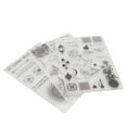 thumbnail image 1 of DIY Transparent , Clear  Hand Made 3 Pcs Decoration  For Scrapbook, 1 of 8