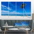 thumbnail image 1 of Calm Summer Vacation Beach Philippines - Modern Seascape Canvas Artwork, 1 of 3