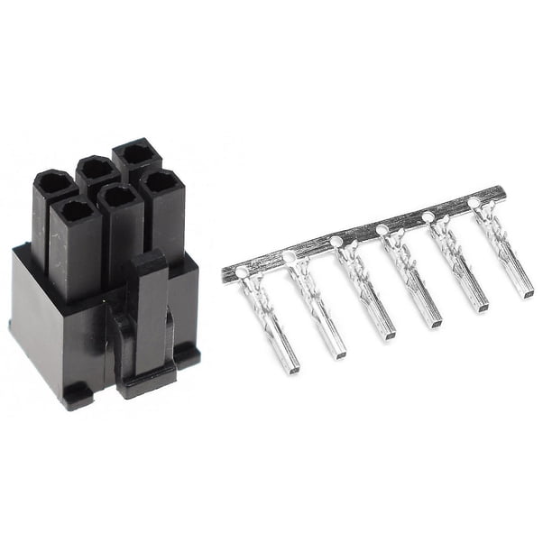 100 Uds conector de paso de 4,2mm 3901-2120 tarjeta gráfica de Pc Pci-e Gpu 6pin 5557 carcasa macho con Termi