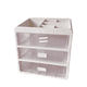 thumbnail image 4 of Caja de cosméticos de estilo coreano, caja de almacenamiento de cosméticos de escritorio, caja de almacenamiento de joyas de plástico tipo cajón, estante de almacenamiento, 4 of 4