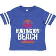 thumbnail image 3 of Inktastic Sunset Huntington Beach Girls Toddler T-Shirt, 3 of 5