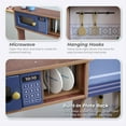 thumbnail image 4 of Teamson Kids Little Chef Normandy Wooden Play Kitchen with Modular Fridge, Sink, Oven & Pretend Play Accessories, Blue, 4 of 17