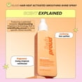 Hair Proud Glass Hair, Heat Activated Smoothing Shine Spray with Encapsulated Shine Complex, 5