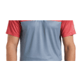 thumbnail image 3 of PGA TOUR Men's Athletic Fit Airflux Birdseye Block Print Short Sleeve Golf Polo Shirt Red Size X-Large, 3 of 3