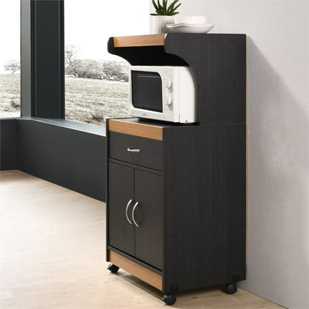 kitchen microwave hodedah beech cart