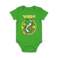 thumbnail image 3 of SUPER MARIO Nintendo Mario Luigi Bowser Infant Baby Boys 5 Pack Bodysuits Newborn to Infant, 3 of 5