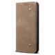 thumbnail image 5 of For iPhone 17 Pro Max Case Jeans Cloth Texture Anti-Scratch Leather Stand Phone Cover - Coffee, 5 of 5